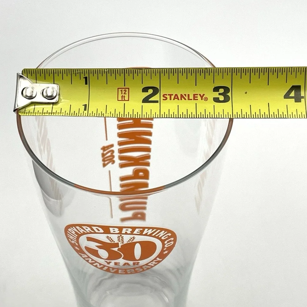 Shipyard Brewing Co 30 Year‎ Anniversary Pumpkinhead 2024 Pint Glass